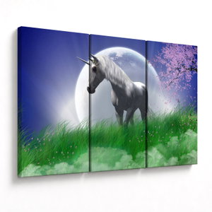Schilderij - Eenhoorn (V021168V120803PCS)