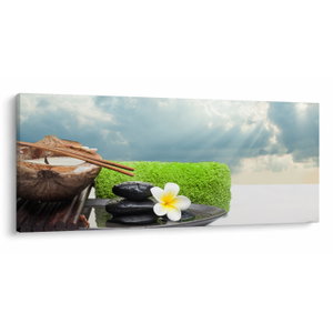 Schilderij - Spa and relax