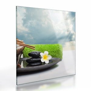 Glasschilderij - Spa and relax (V021279V3030GD)