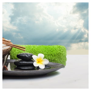 Glasschilderij - Spa and relax (5)