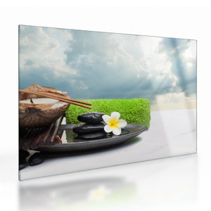 Glasschilderij - Spa and relax (V021279V7050GD)
