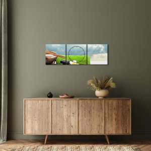 Schilderij - Spa and relax (met klok) (2)