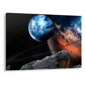 Schilderij - Planeet in de ruimte (V021362V10070)