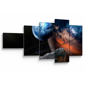 Schilderij - Planeet in de ruimte (V021362V11060)