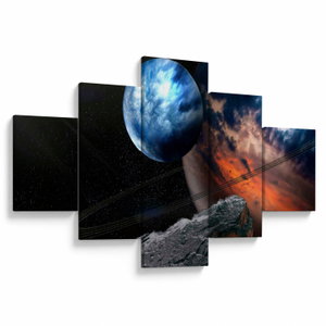 Schilderij - Planeet in de ruimte (V021362V12570)