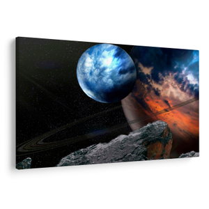 Schilderij - Planeet in de ruimte (V021362V150100)