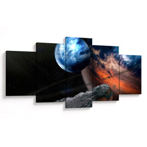 Schilderij - Planeet in de ruimte (V021362V150805PCS)