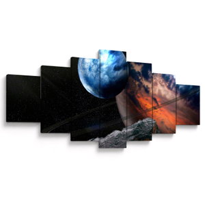 Schilderij - Planeet in de ruimte (V021362V210100)