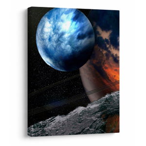 Schilderij - Planeet in de ruimte (V021362V3040)