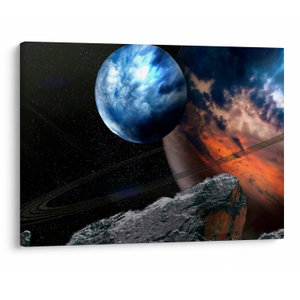 Schilderij - Planeet in de ruimte (V021362V7050)