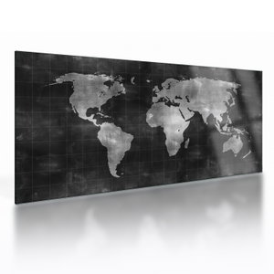 Glasschilderij - Wereldkaart (V021461V10050GD)