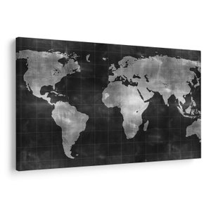 Schilderij - Wereldkaart (V021461V12080)