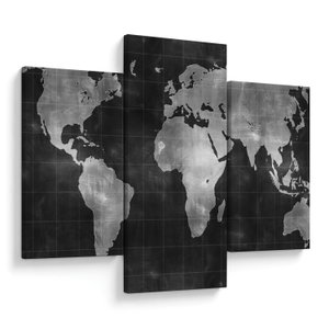 Schilderij - Wereldkaart (V021461V90603PCS)