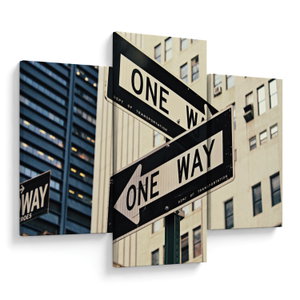 Tablou - New York ONE WAY (V021573V90603PCS)