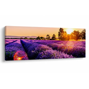 Schilderij - Lavendelveld in de Provence (V021590V10040)