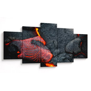 Bild auf Leinwand - Lava