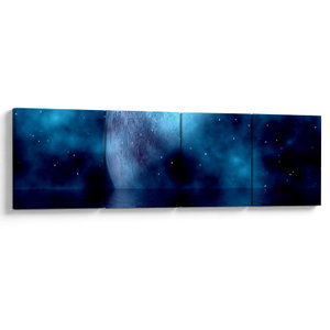 Schilderij - Maan boven zee (V021932V16040)