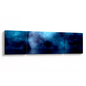 Schilderij - Maan boven zee (V021932V17050)