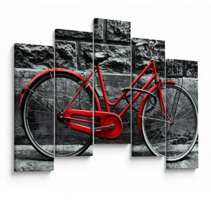Schilderij - Historische fiets