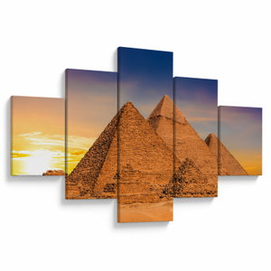 Schilderij - Piramiden in Egypte (V022036V12570)