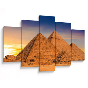 Schilderij - Piramiden in Egypte (V022036V150105)