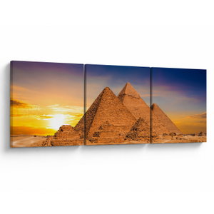 Schilderij - Piramiden in Egypte (V022036V15050)
