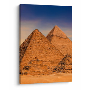 Schilderij - Piramiden in Egypte (V022036V5070)
