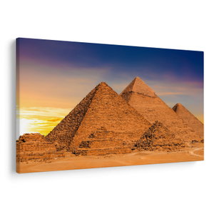 Schilderij - Piramiden in Egypte (V022036V9060)