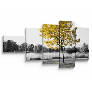 Schilderij - Rust in park (V022039V11060)