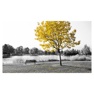 Schilderij - Rust in park (6)