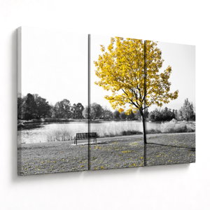 Schilderij - Rust in park (V022039V120803PCS)
