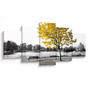 Schilderij - Rust in park (V022039V150805PCS)