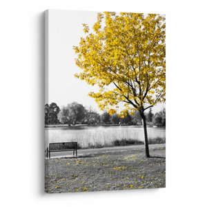 Schilderij - Rust in park (V022039V5070)