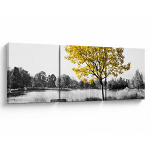 Schilderij - Rust in park (V022039V9030)