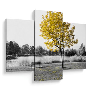 Schilderij - Rust in park (V022039V90603PCS)