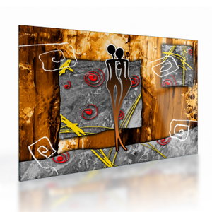Tablou pe sticlă picturii străveche (V022040V7050GD)