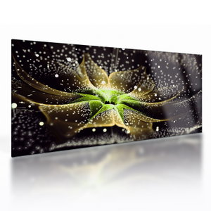 Glasbild - Blume im Detail (V022045V10050GD)