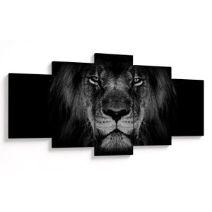 Schilderij - Imposante leeuw (V022102V150805PCS)