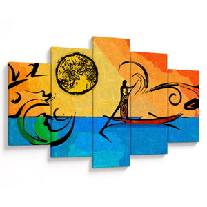 Schilderij - Oude schildering