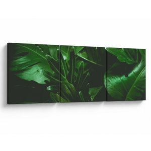 Schilderij - Palmbladeren
