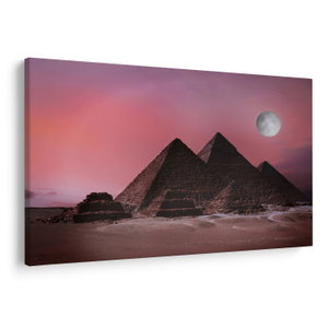 Schilderij - Piramides van Gizeh, Egypte
