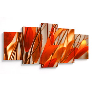 Schilderij - Bloembladeren
