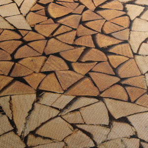 Schilderij - Hart van hout (5)