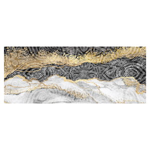 Schilderij - Mandala in marmer (6)