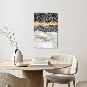 Schilderij - Mandala in marmer (4)