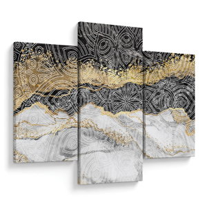 Schilderij - Mandala in marmer (V022780V90603PCS)