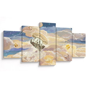 Obraz - Nebeské medůzy (V022793V150805PCS)