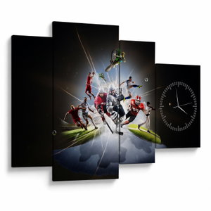 Obraz - Sportovci (s hodinami) (V022820V11075C)