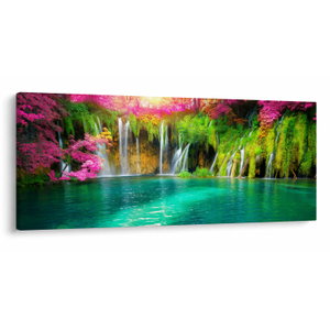 Schilderij - Waterval, Plitvice meren, Kroatië