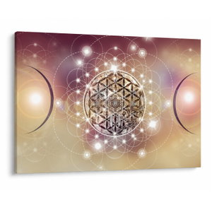 Schilderij - Mandala met elementen (V022953V10070)